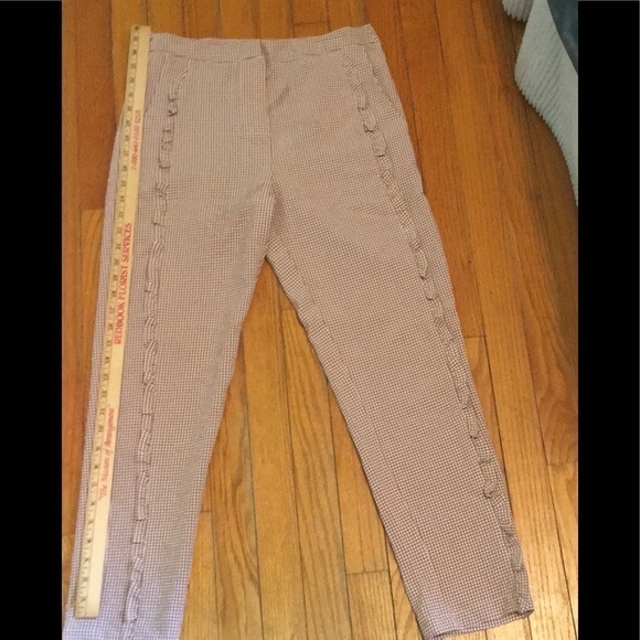 LULUMARI pink/mauve and white checked pants - Picture 12 of 12